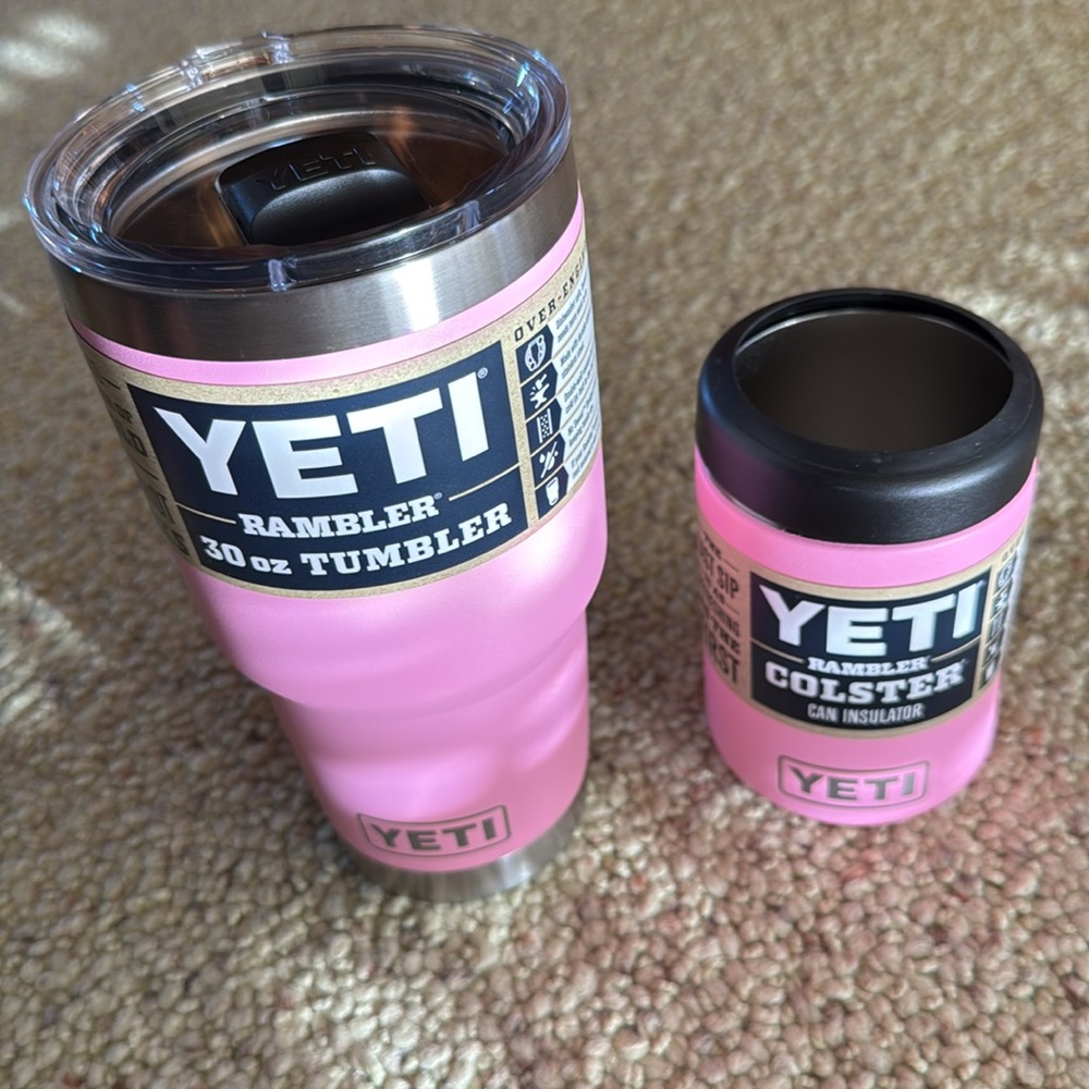 YETI BUNDLE-30oz Rambler tumbler and Colster - Picture 3 of 4